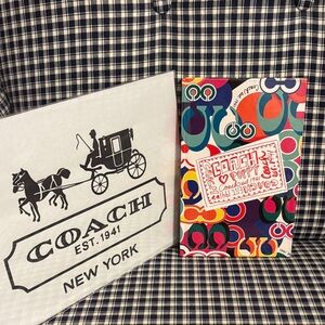 Coach “Pop C” Colorful Poppy Design Notebook; Y2K, rare